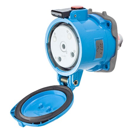 Meltric Pin & Sleeve Receptacle, 100 A, 277V AC, Single Phase, 1 Pole, Screw Terminals Wire Connection Type 39-64245-K04